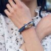 Námornícky náramok z plachetnického lana, ručne vyrobený, pre ženy a mužov, s uzáverom z nerezovej ocele 4 mm, CNB #4036 – Obrázok 4