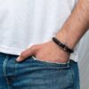 Námornícky náramok z plachetnického lana, ručne vyrobený, pre mužov aj ženy, tenký, s uzáverom z nehrdzavejúcej ocele 3 mm, CNB #862 – Obrázok 3